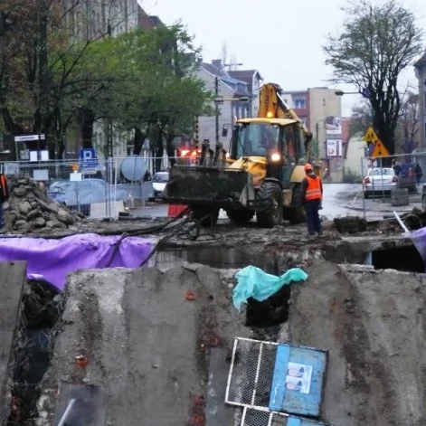 Tczew - Wiadukt przy ul. Wojska Polskiego wysadzony