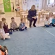 Tczew - Spotkanie z dzielnicową w przedszkolu "Pan Słonik". Maluchy poznawały zasady bezpieczeństwa