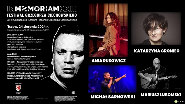 Tczew - XXIII In Memoriam Festiwal Grzegorza Ciechowskiego