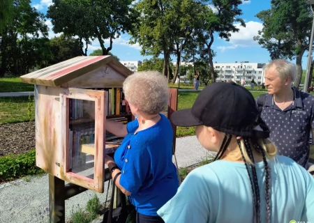 Tczew - Biblioteka plenerowa na Piotrowie
