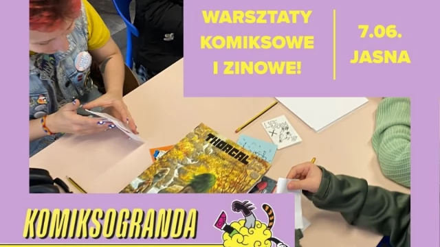 Tczew - KOMIKSOGRANDA '26 - komiksy, ziny i kreatywna sobota w Jasnej!