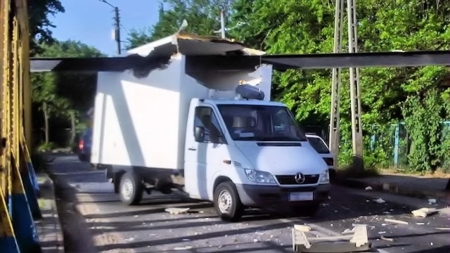 Tczew - Znowu ktoś zapomniał o obniżonej skrajni