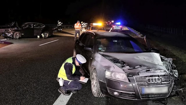 Tczew - Zatrzymane prawo jazdy po sobotnim wypadku na A1