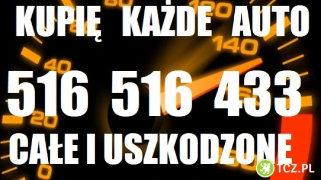 Tczew - Skup Aut t.516516433 bardzo dobre Uszkodzone, stare