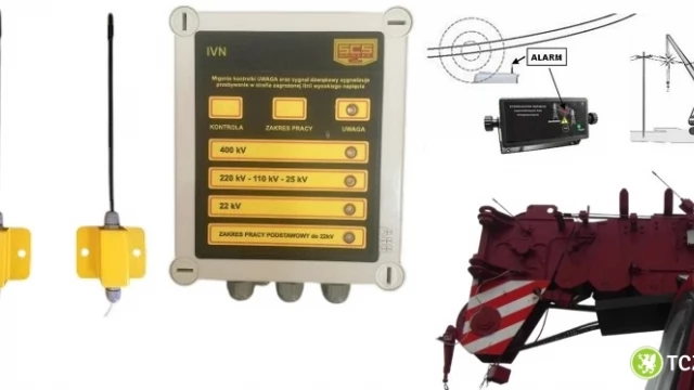 Tczew - SYGNALIZATOR / CZUJNIK WYSOKIEGO NAPIĘCIA - ŻURAW