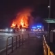 Tczew - Pożar stolarni w Kolonii Ostrowickiej
