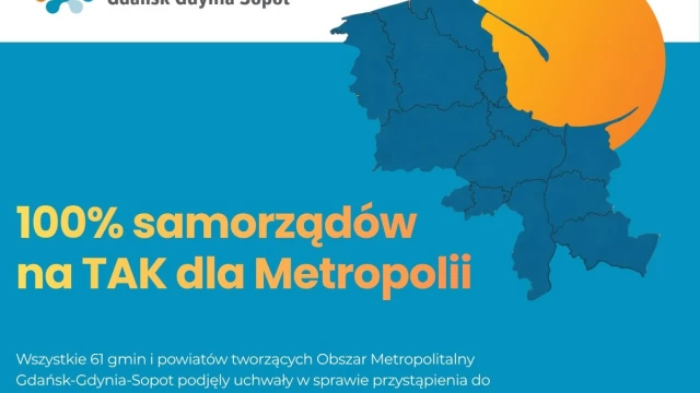Tczew - 61 samorządów mówi "tak" dla metropolii. Wszystkie uchwały podjęte