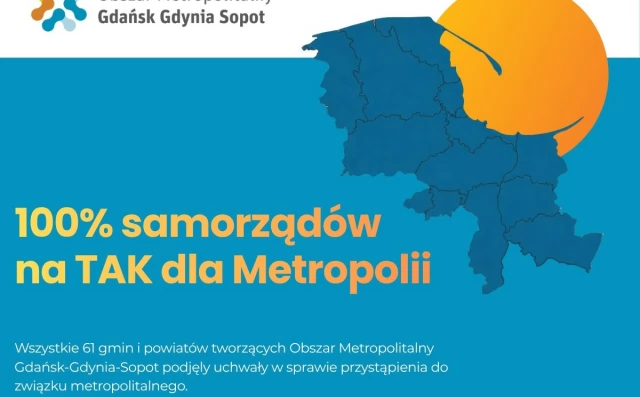 Tczew - 61 samorządów mówi "tak" dla metropolii. Wszystkie uchwały podjęte