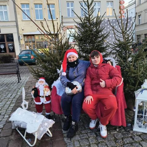 Tczew - Spotkanie opłatkowe na placu Hallera