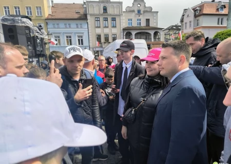 Tczew - Sławomir Mentzen w Tczewie "Klasa polityczna nam nie wyszła"