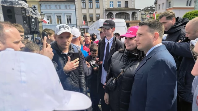 Tczew - Sławomir Mentzen w Tczewie "Klasa polityczna nam nie wyszła"