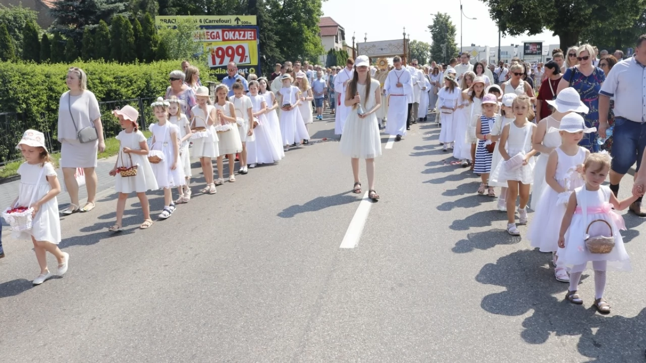Tczew - Boże Ciało - procesja z Najświętszym Sakramentem