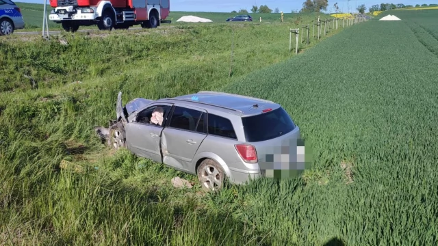 Tczew - Wypadek na drodze nr 224. Świadkowie zachowali zimną krew