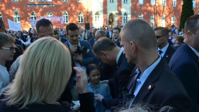 Tczew - Prezydent Andrzej Duda w Pelplinie
