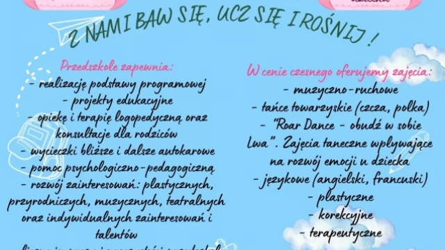 Tczew - Zapraszamy dzieci do przedszkola