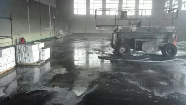 Tczew - Pożar w szkole w Pelplinie
