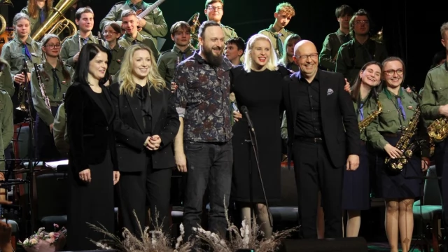 Tczew - Kasia Cerekwicka i Harcerska Orkiestra Dęta rozpoczęli Rok Jubileuszowy CKiS