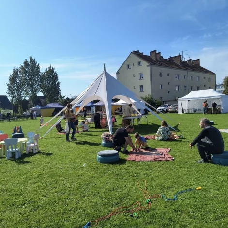 Tczew - Rowerzyści opanowali Tczew