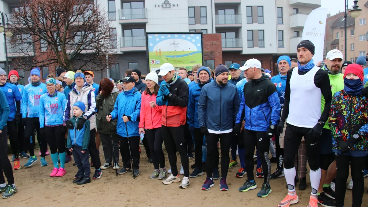 Tczew - Parkrun na niebiesko