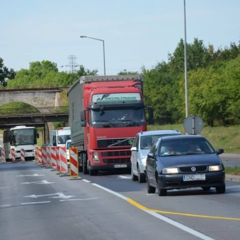 Tczew - Zamknięcie jezdni zachodniej dk 91
