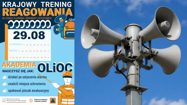 Tczew - 29 sierpnia w całej Polsce odbędzie się Krajowy Trening Reagowania. Jak zachować się w sytuacji zagrożenia?