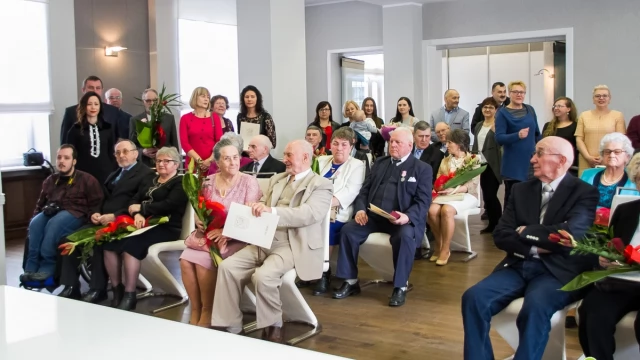 Tczew - Nawet 60 lat razem! Jubilaci nagrodzeni