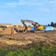 Tczew - Mury Dino pną się w górę