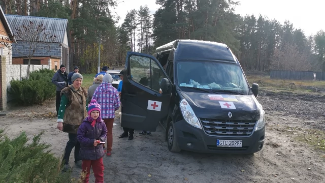 Tczew - Tczew dla Ukrainy wciąż pomaga, dotarł 20 km od linii frontu