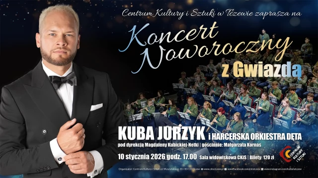 Tczew - Koncert Noworoczny z Gwiazdą - Kuba Jurzyk i Harcerska Orkiestra Dęta