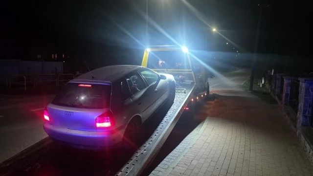 Tczew - Trzeci sądowy zakaz i na*kotyki w organizmie. 43-latek zatrzymany za kierownicą Audi