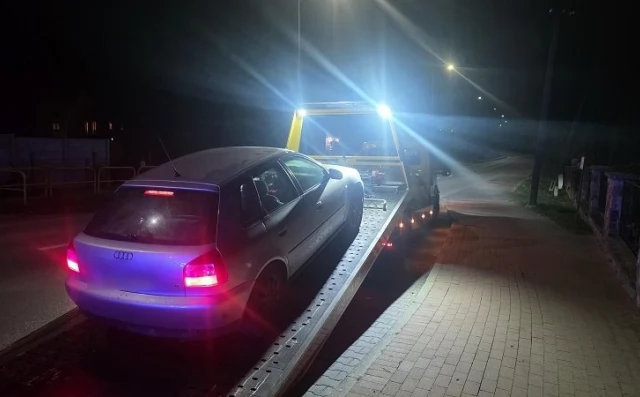Tczew - Trzeci sądowy zakaz i na*kotyki w organizmie. 43-latek zatrzymany za kierownicą Audi