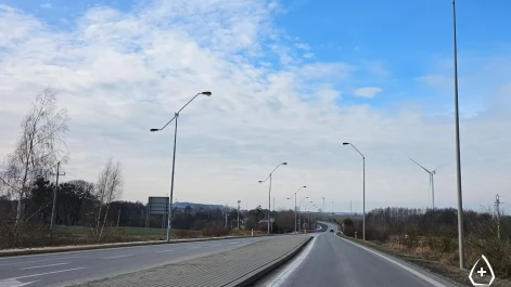 Tczew - Utrudnienia w ruchu na obwodnicy Pelplina. Trwa wymiana oświetlenia