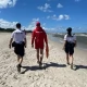 Tczew - Specjalna akcja policji - ostrzegają plażowiczów