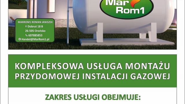 Tczew - Montaż przydomowych zbiorników gazowych LPG
