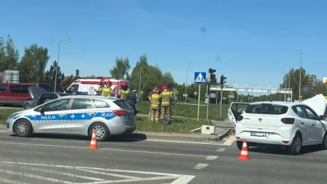 Tczew - Wypadek na alei Solidarności