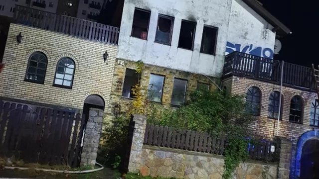 Tczew - Nocny pożar na Suchostrzygach. Ewakuowano trzech bezdomnych