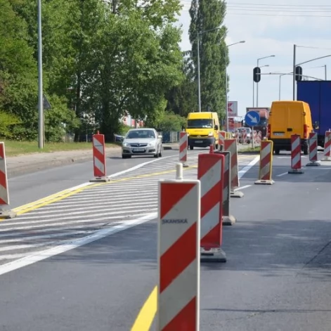 Tczew - Zamknięcie jezdni zachodniej dk 91