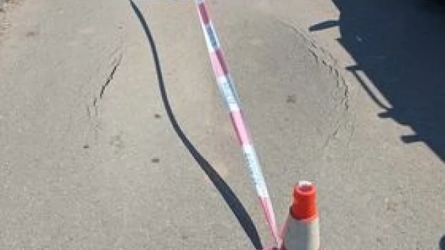 Tczew - Rokitki. Na Tczewskiej zapada się jezdnia
