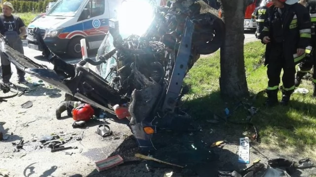Tczew - Wypadek na DK 91 w Miłobądzu. Jedna osoba ranna
