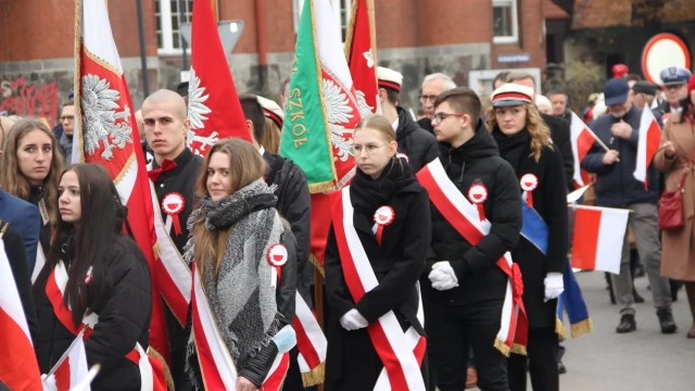 Tczew - Biało-czerwony Tczew na Święto Niepodległości