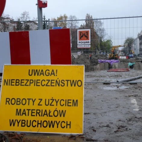 Tczew - Wiadukt przy ul. Wojska Polskiego wysadzony