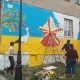 Tczew - Młodzież zaprojektowała i wymalowała mural