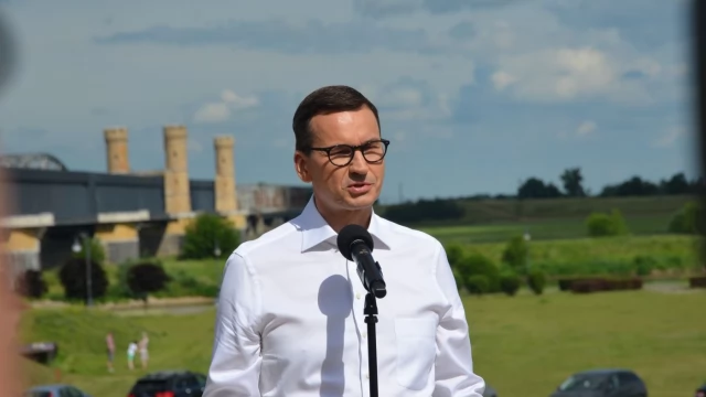 Tczew - Mateusz Morawiecki z wizytą w Tczewie - "Ten most będzie perłą historii"