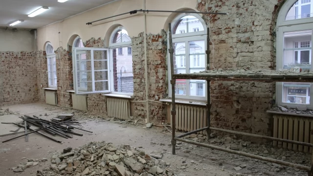 Tczew - Trwa remont głównej siedziby Miejskiej Biblioteki Publicznej