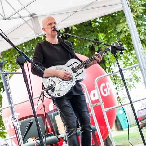 Tczew - Muzyczna Starówka - zagrał Romek Puchowski