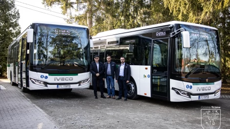 Tczew - Dwa nowe autobusy na ulicach gminy Tczew