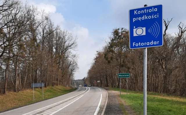 Tczew - Noga z gazu! W Waćmierku stanął fotoradar