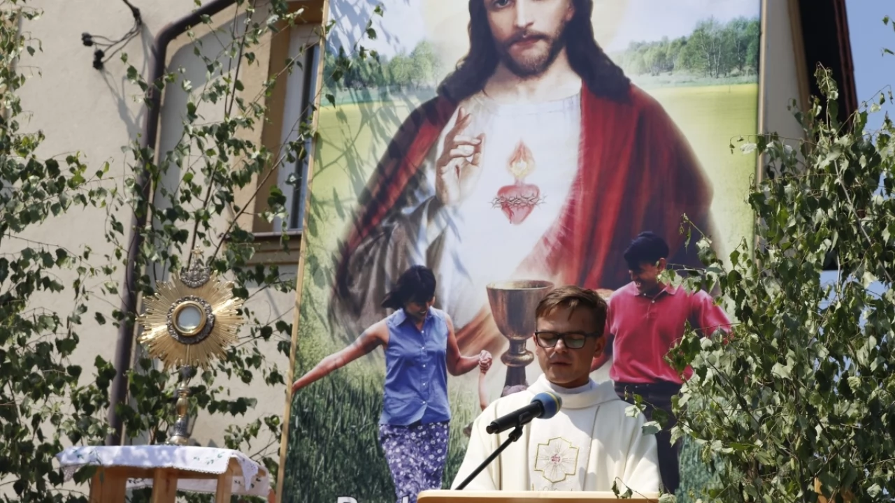 Tczew - Boże Ciało - procesja z Najświętszym Sakramentem