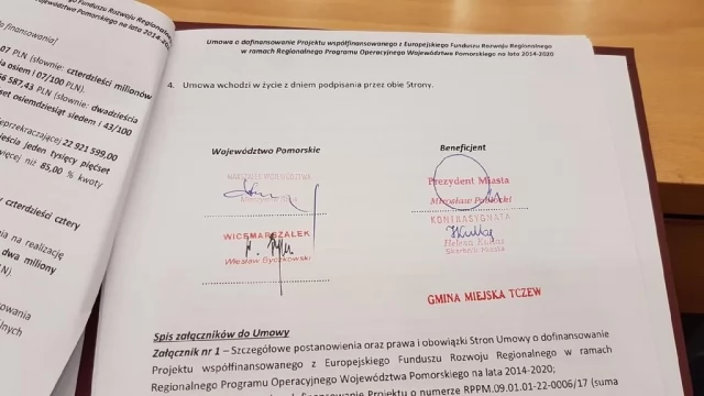 Tczew - Miliony dla Tczewa! Umowa podpisana
