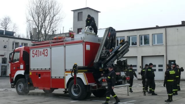 Tczew - Pożar w Szczerbięcinie - straty na 250 tys. zł